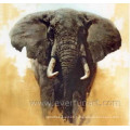 Pintura de la lona del elefante